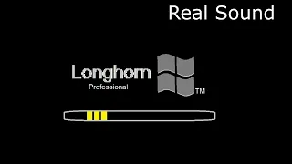 Windows Longhorn [Real Sound vs Fake Sound] startup and shutdown