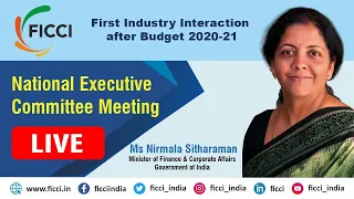 Finance Minister Ms Nirmala Sitharaman Live from #FICCINECM