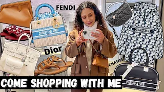 Must See HERMES BIRKIN Cargo Luxury Shopping Vlog - Dior POP UP, CHANEL, Fendi | Tiana Peri