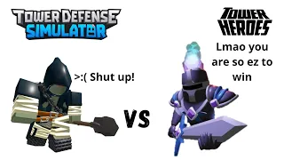 TDS vs Tower Heroes Bosses (TDS Meme)