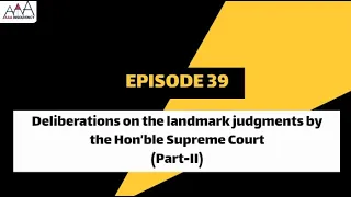 RECAP ON THE LANDMARK JUDGMENTS BY SUPREME COURT ON IBC : 2022  - Part II