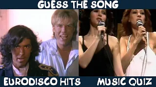 Угадай зарубежные хиты евродиско 70-80х | GUESS THE SONG | EURODISCO 70-80s MUSIC QUIZ