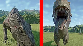 ИНДОРАПТОР против ТИРАННОЗАВРА  Jurassic World Evolution