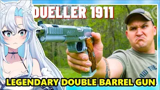 THE DOUBLE BARREL 1911 LEGENDARY DUELLER!! || Kentucky Ballistics React