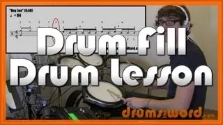 ★ Hey Joe (Jimi Hendrix) ★ Drum Lesson | How To Play Drum Fills (Mitch Mitchell)