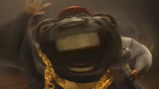 Biggie Cheese's Mr Bombastic but every time he says "bombastic" it distorts