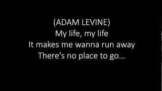 50 Cent - My Life ft. Eminem, Adam Levine (Lyrics on Screen)