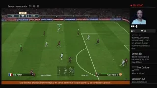 Un ratito en directo con el PES 2019 jugando y charlando.Gameplay español.