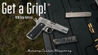 Get a Grip- 1911 Grip Options from ACW