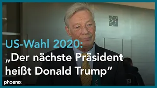 US-Wahl 2020: Reaktion von Armin-Paulus Hampel (AfD) am 04.11.20