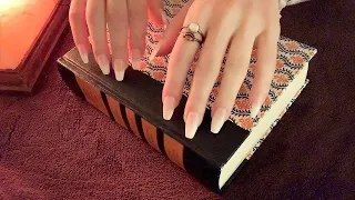 ASMR 1H Scratchy Tapping on Books 📚 (no talking)