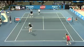 Bahrami Amazing Fake Shot - World Tennis Challenge 2013