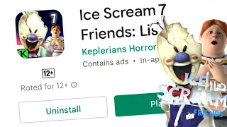 Finally, I DOWNLOAD Ice Scream 7 Before RELEASE! | Ice Scream 7 FRIENDS: Lis | FANMADE