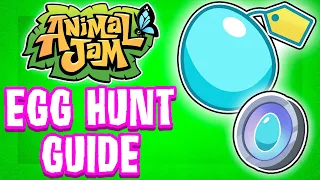 HOW TO GET *PAINTED EGGS* IN ANIMAL JAM! | Animal Jam Egg Hunt 2024 Tutorial Guide