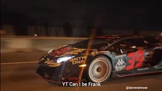 Daily Driven Exotics Lamborghini Aventador SVJ INSANE SOUNDS Gumball Rally