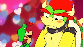 Luigi thinks Bowser is Cute || Super Mario Bros (COMIC DUBS)
