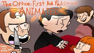 The Office US - First Aid Fail (CPR Scene) Animated