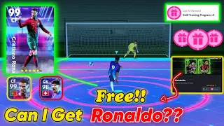 Can I Get Free Cristiano Ronaldo From Daily Game In eFootball 2024 Mobile || Free Ronaldo Pes 2024