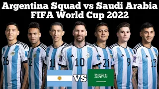 Argentina Squad vs Saudi Arabia ► FIFA World Cup 2022 ● HD