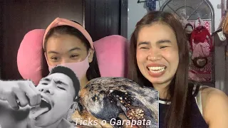 Mom and Daughter Reactions To A Man Eating Live TICKS | Boy Tapang Mukbang TV