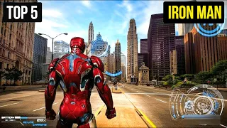 Top 5 High Graphics Iron Man android games | online/offline | 2022 |