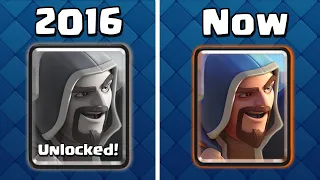 Wizard in 2016 vs Now - Clash Royale