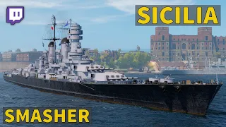 Sicilia - This Ship Smashes | World of Warships