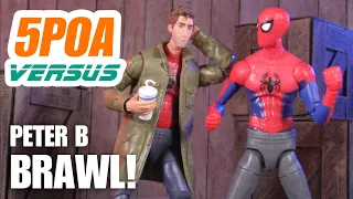 WHICH PETER B PARKER IS BETTER? Marvel Legends Into vs Across the Spider-Verse Action Figure Review