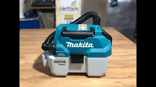 Обзор аккумуляторного пылесоса Makita DVC750