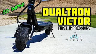 Dualtron Victor First Impressions! New 50 MPH Electric Scooter with Insane Performance