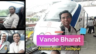 Vande Bharat Jodhpur - Ahmedabad Journey Vlog