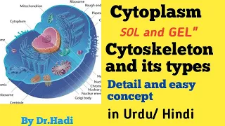 Cytoplasm, Cytoskeleton and its types Lecture 9 in Urdu Hindi by Dr A. Hadi