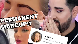 This really is the WORST makeup artist!! | reacting to Judy D !