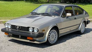 1986 Alfa Romeo GTV6 Driving Video