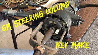 1980’s era Chevrolet (GM) steering column tear down to key switch