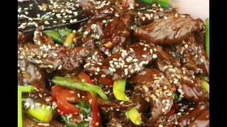 Mongolian Beef And Peppers Recipe| Better Then take out Mongolian Beef