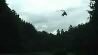 Bell 222 landing