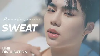 [CORRECT] ZEROBASEONE — SWEAT | Line Distribution