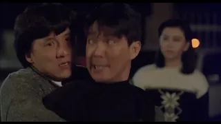 Jackie Chan, Yuen Bio and Sammo Hung Fight Each Other, Dragons Forever 1988
