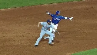 TB@TEX: Safe call at second base overturned in 5th