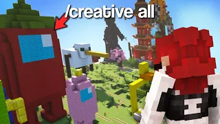 I gave my minecraft server creative mode