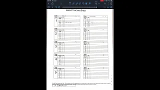 Volleyball Libero Tracking Sheet Tutorial