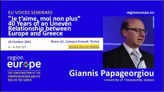 EU VOICES: "Je t’aime, moi non plus” 40 Years of an Uneven Relationship between Europe and Greece