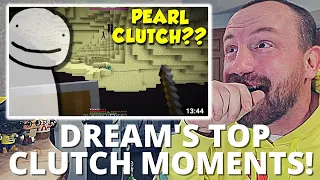 WATCHING Dream's Most Heart-Stopping Manhunt Moments!