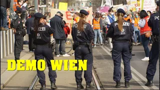 Polizeieinsatzsatz: KINDERGARTEN-DEMO legt Wiener Innenstadt lahm