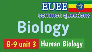 TOP 30 BIOLOGY QUESTIONS FROM GRADE 9 UNIT 3 human biology and health ... ENTRANCE TRICKS