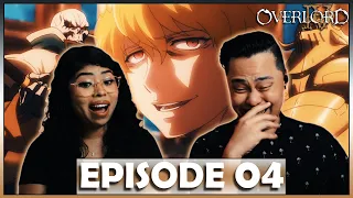 AINZ OOAL GOWN VS WARRIOR KING "The Ruler of Conspiracy" Overlord Season 4 Episode 4 Reaction