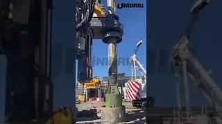 Unidrill Kelly Bar with Liebherr LRB355 Drilling Rig