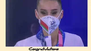 Linoy ashram got gold medal Israel  rhythmic gymnastics 2020