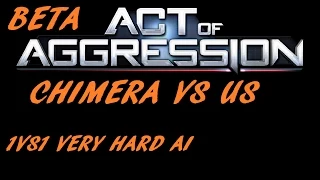 Act Of Aggression: Beta Gameplay  : 1vs1 Very Hard : Chimera vs US